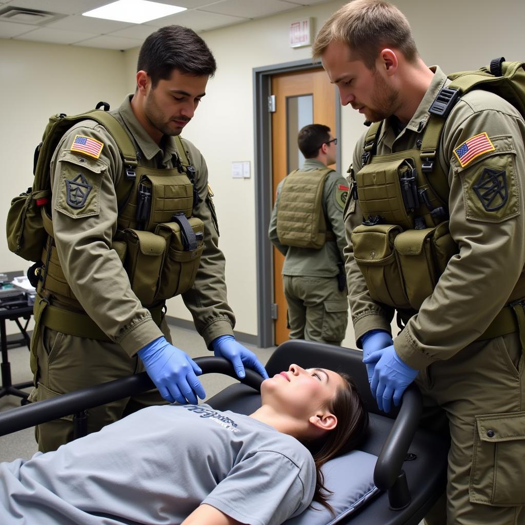 Medical Training Exercise at the 349th Combat Support Hospital 