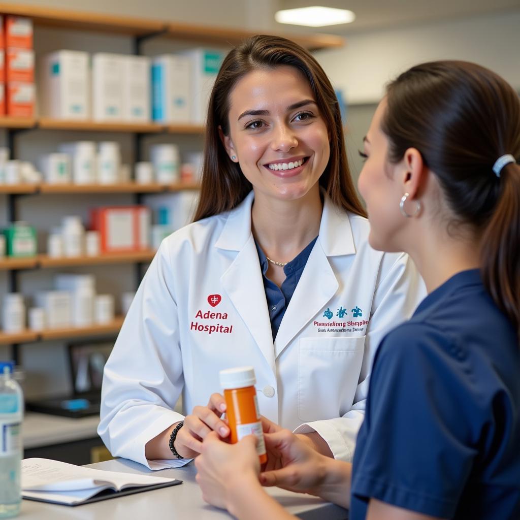 Adena Hospital Pharmacist Counseling Patient