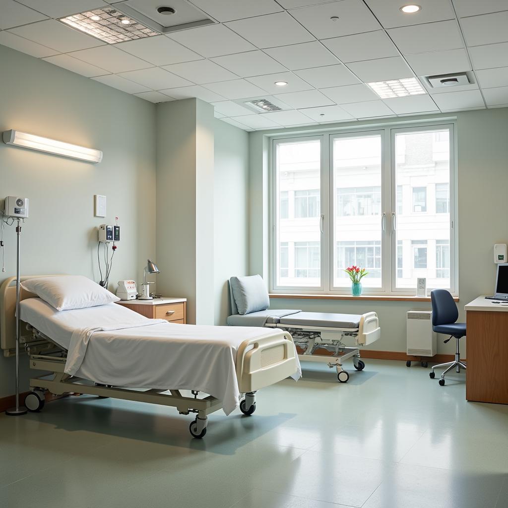 Comfortable and Modern Patient Room