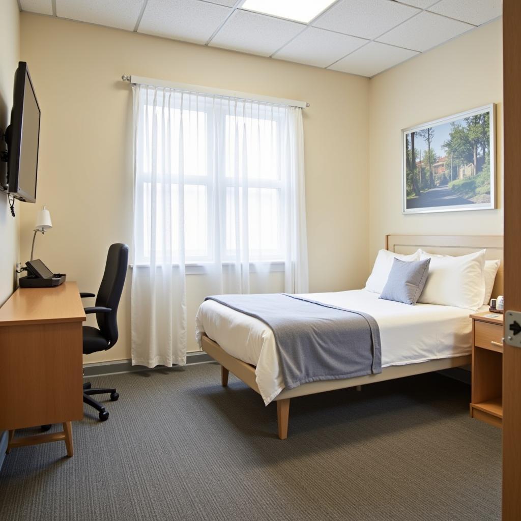 Comfortable and Modern Patient Room