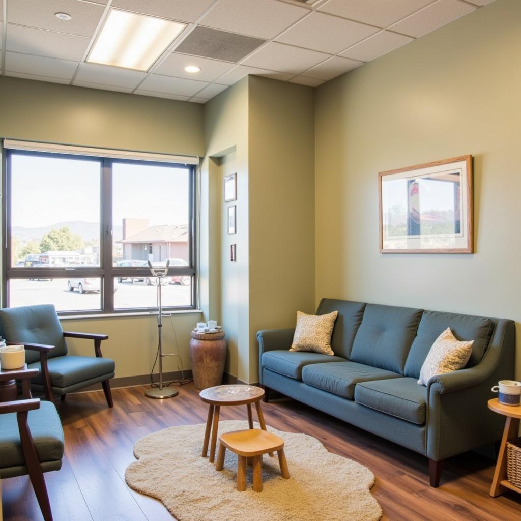 Comfortable Waiting Area at Alpine Animal Hospital