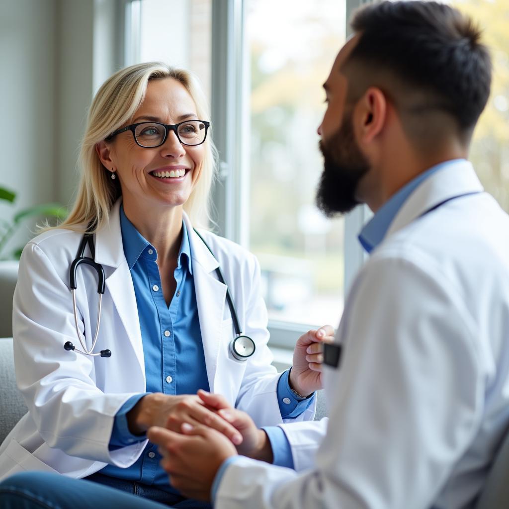 Doctor and Patient Discussing Treatment Options