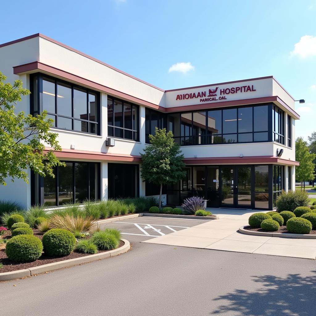 Animal Hospital Exterior on McClure Street