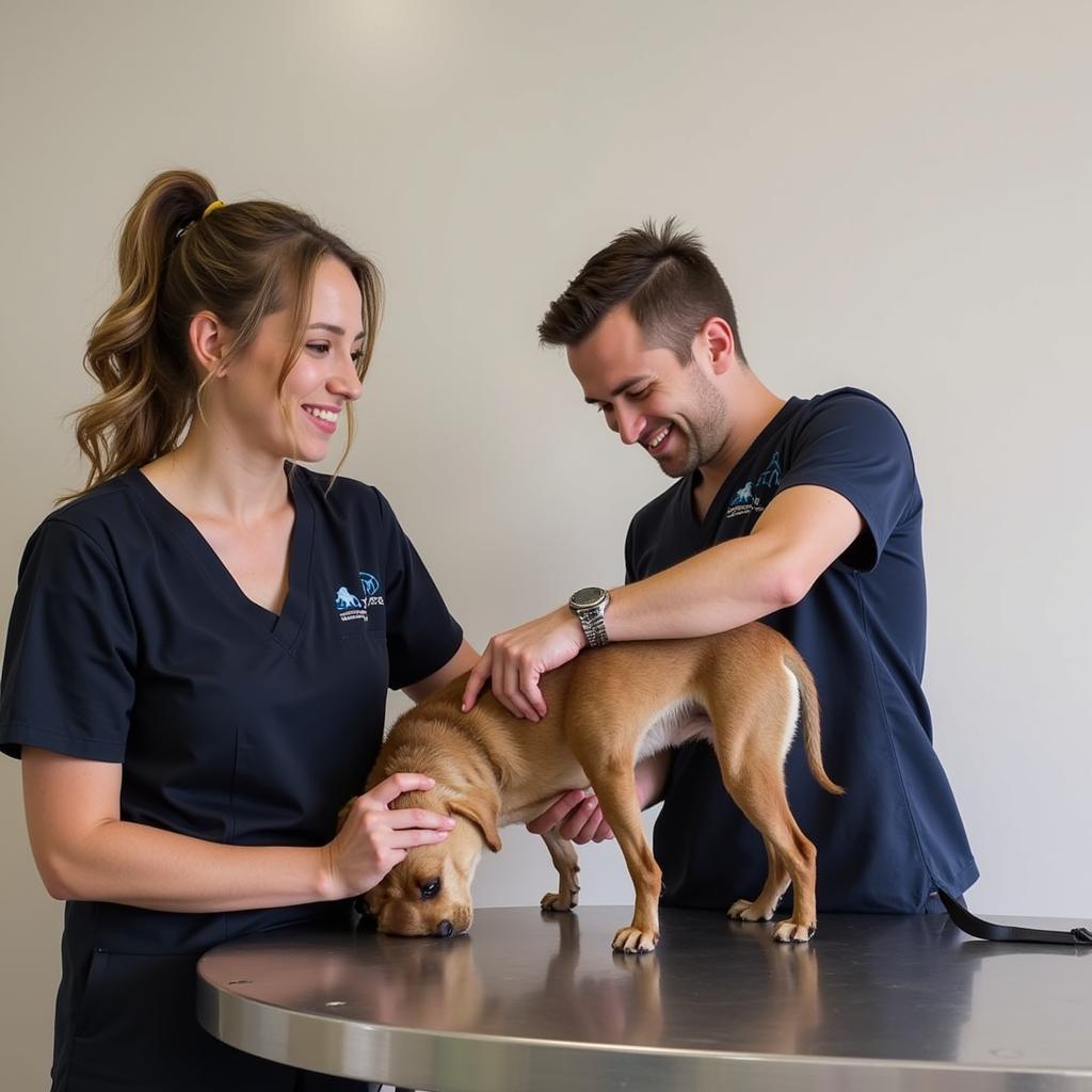 Friendly and welcoming staff at Arbor Pointe Veterinary Hospital