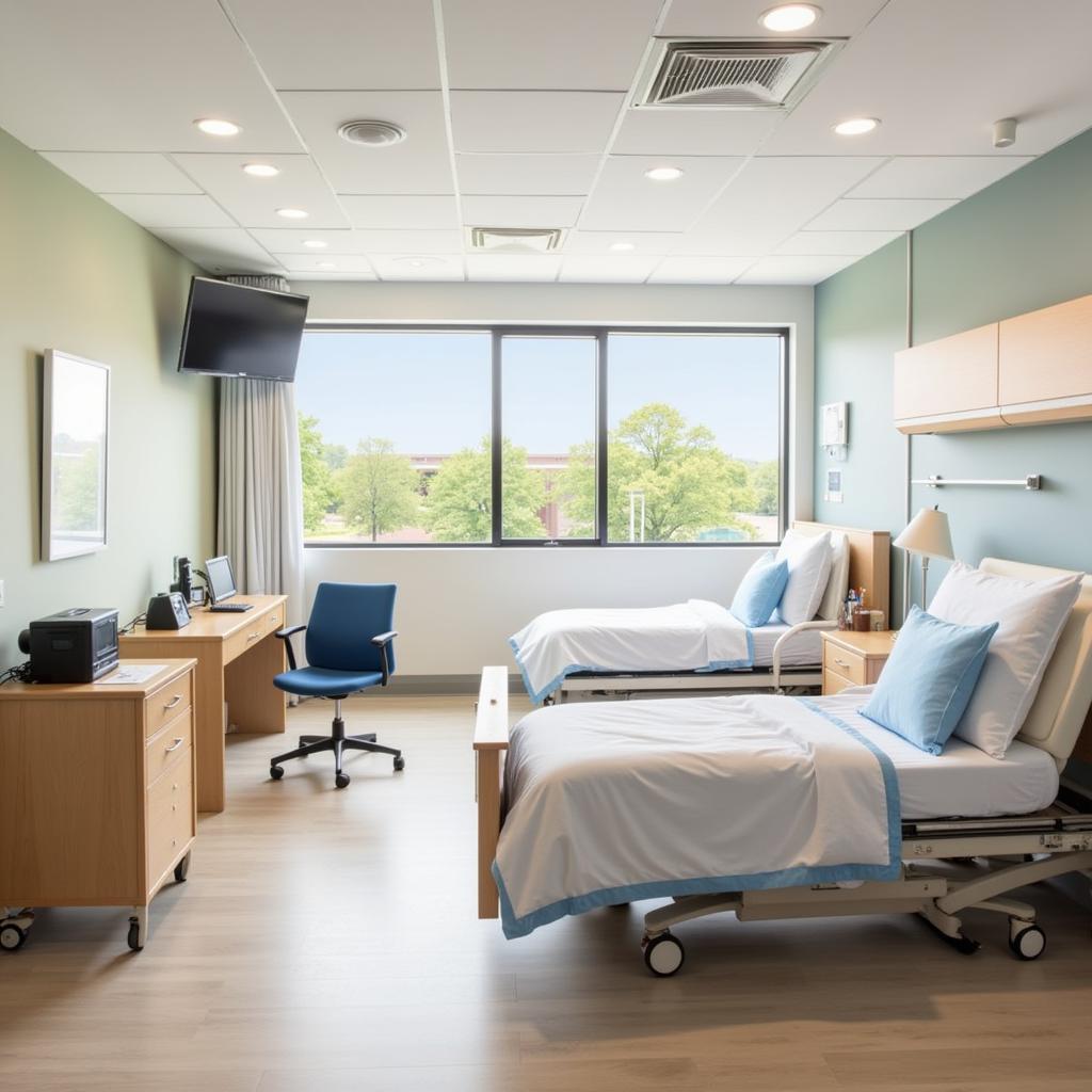 Comfortable and Modern Patient Room