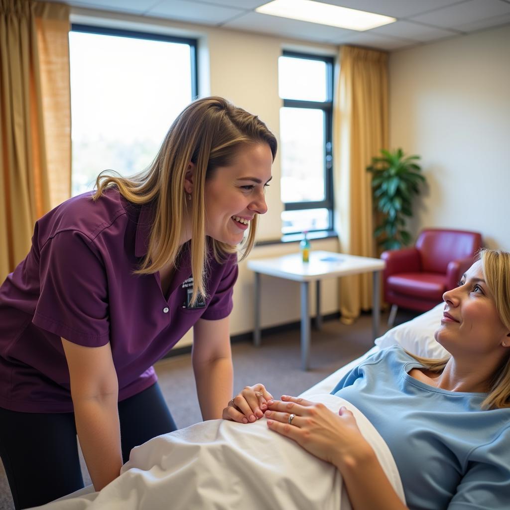 Patient and Therapist in a Therapy Session