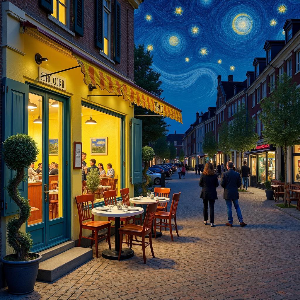 Arles Cafe Terrace at Night 