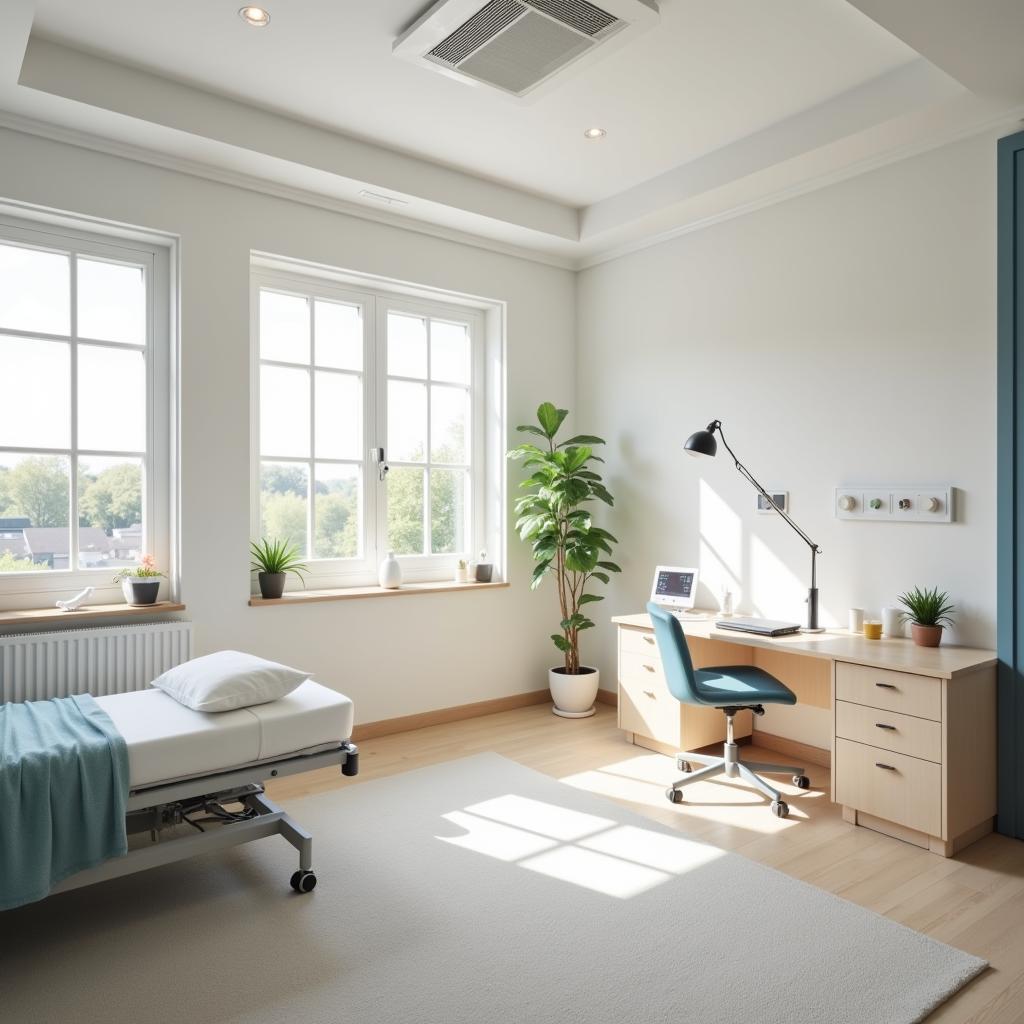 Comfortable and Modern Patient Room