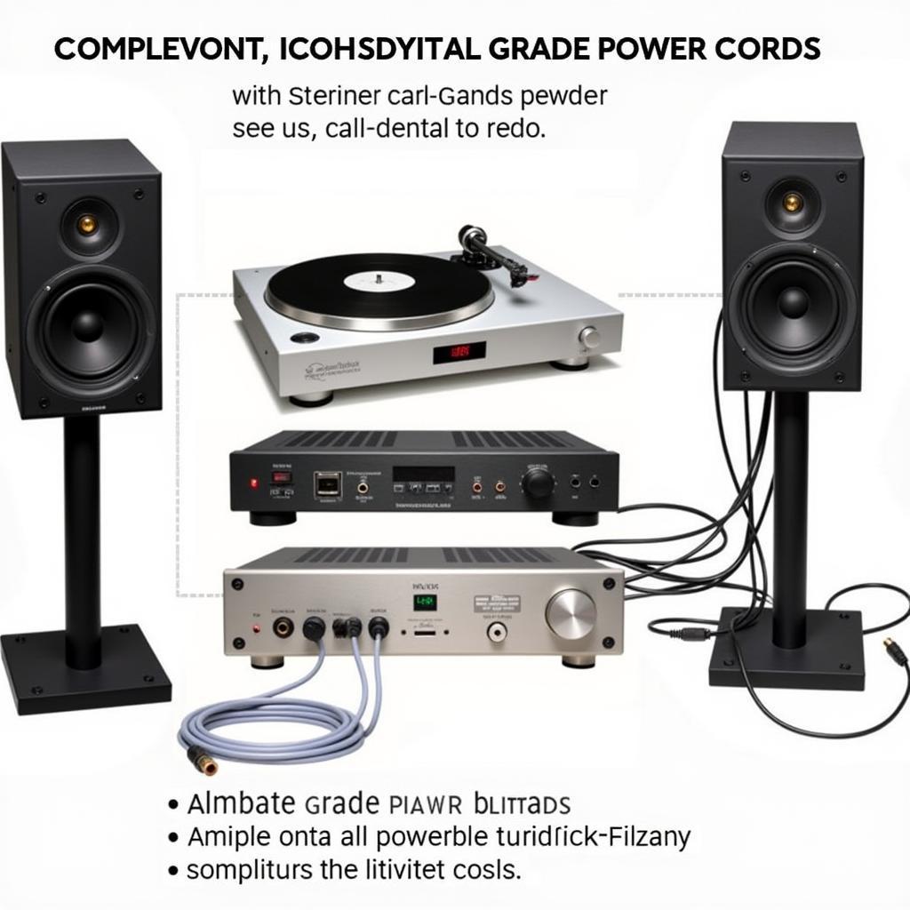 Audio Equipment Connected with Hospital Grade Power Cord