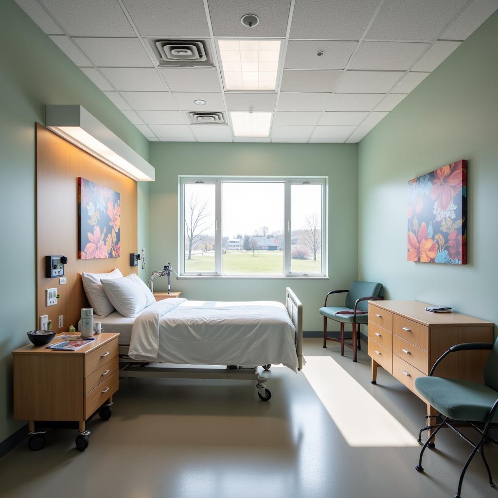 Comfortable patient room at Avera Merrill Pioneer Hospital