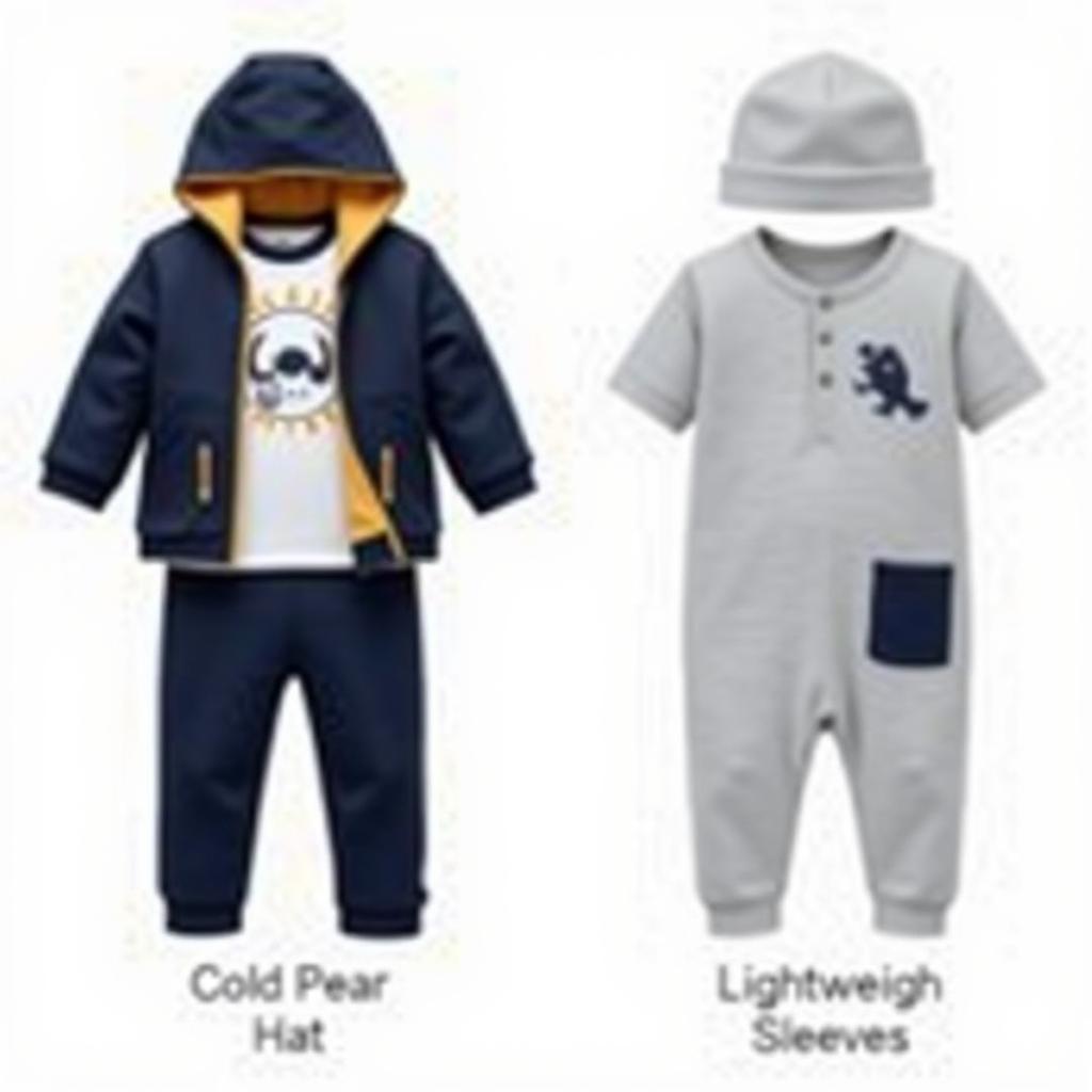 Baby boy outfits for different seasons