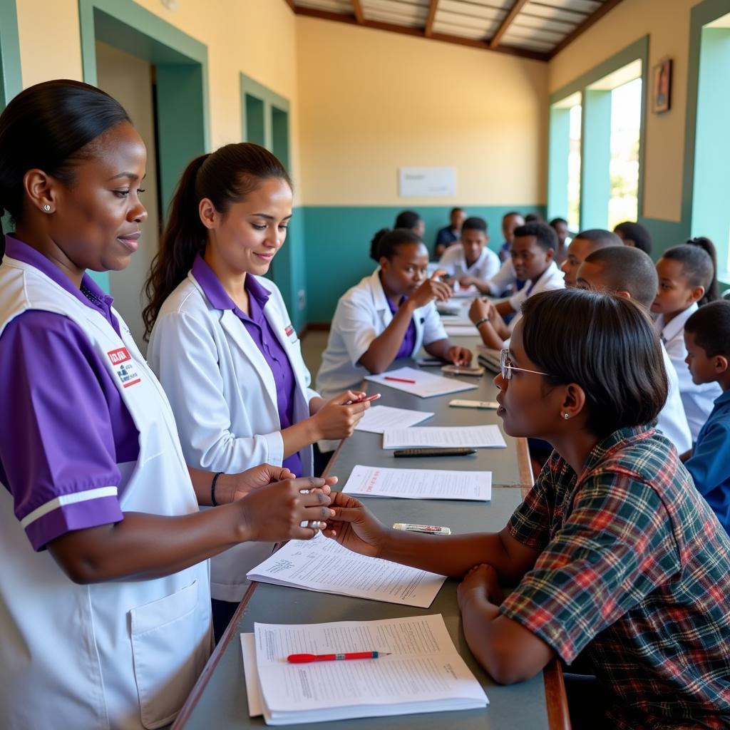 Community Health Outreach at Bekwai Hospital