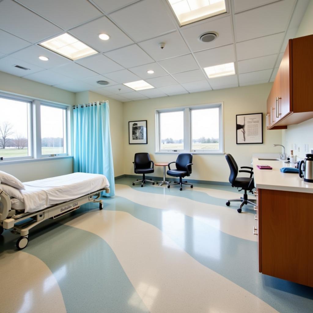 Comfortable and Modern Patient Room in Benbrook Hospital