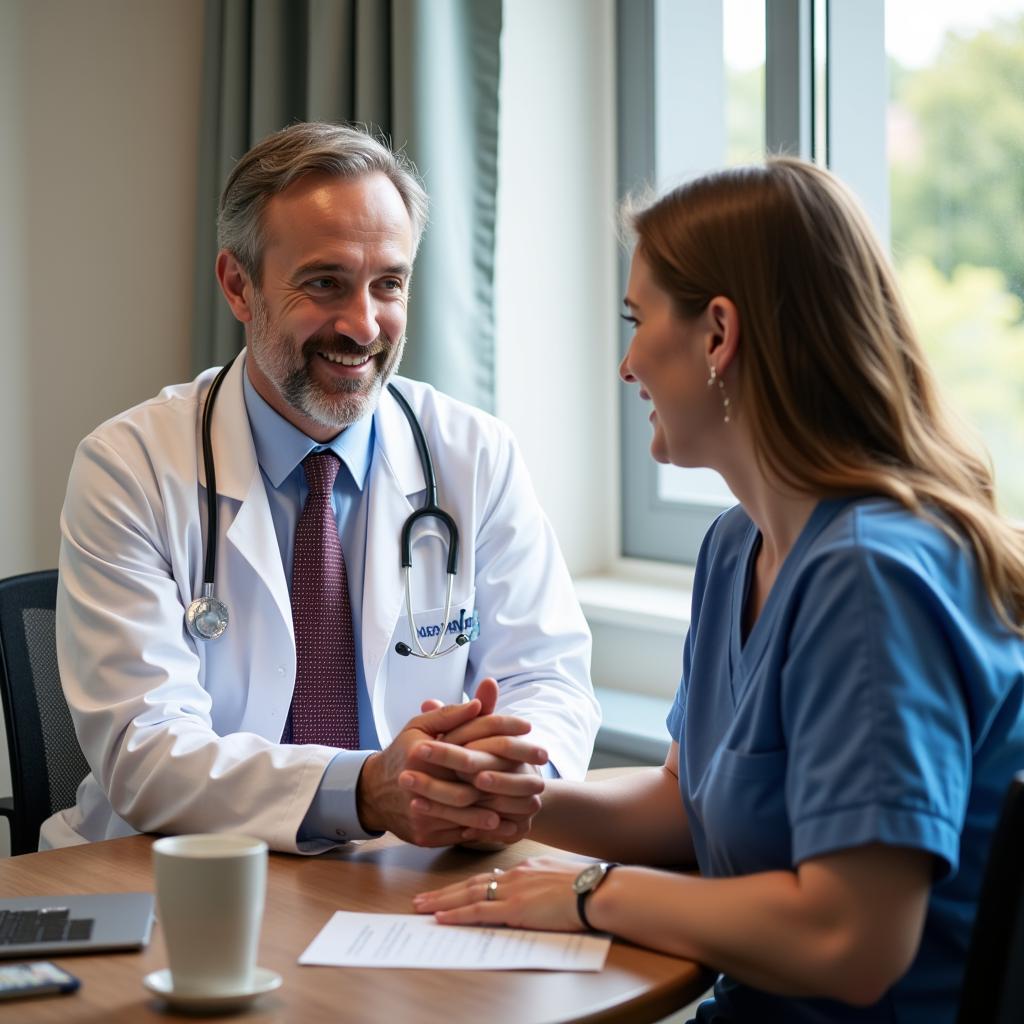 Doctor Consulting with Patient at Bethany Hospital