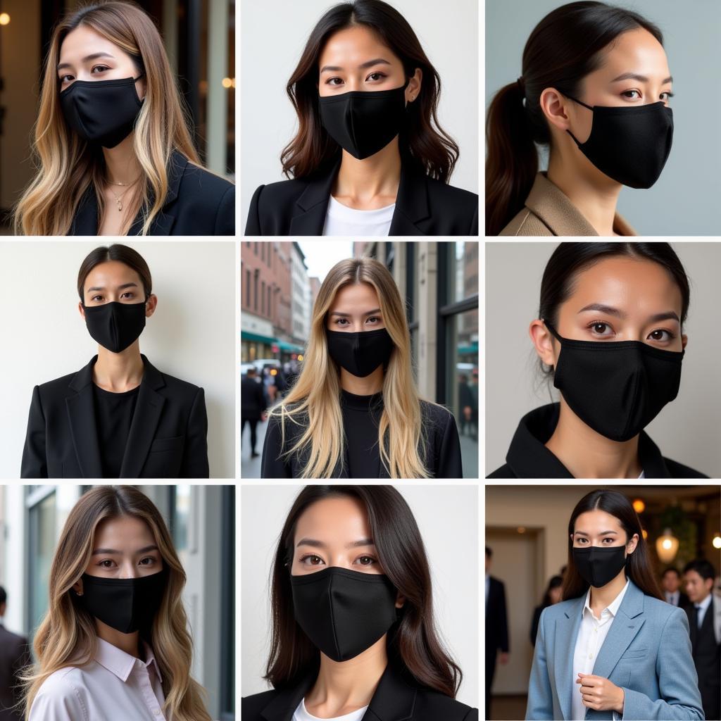 Black Hospital Masks as a Fashion Statement