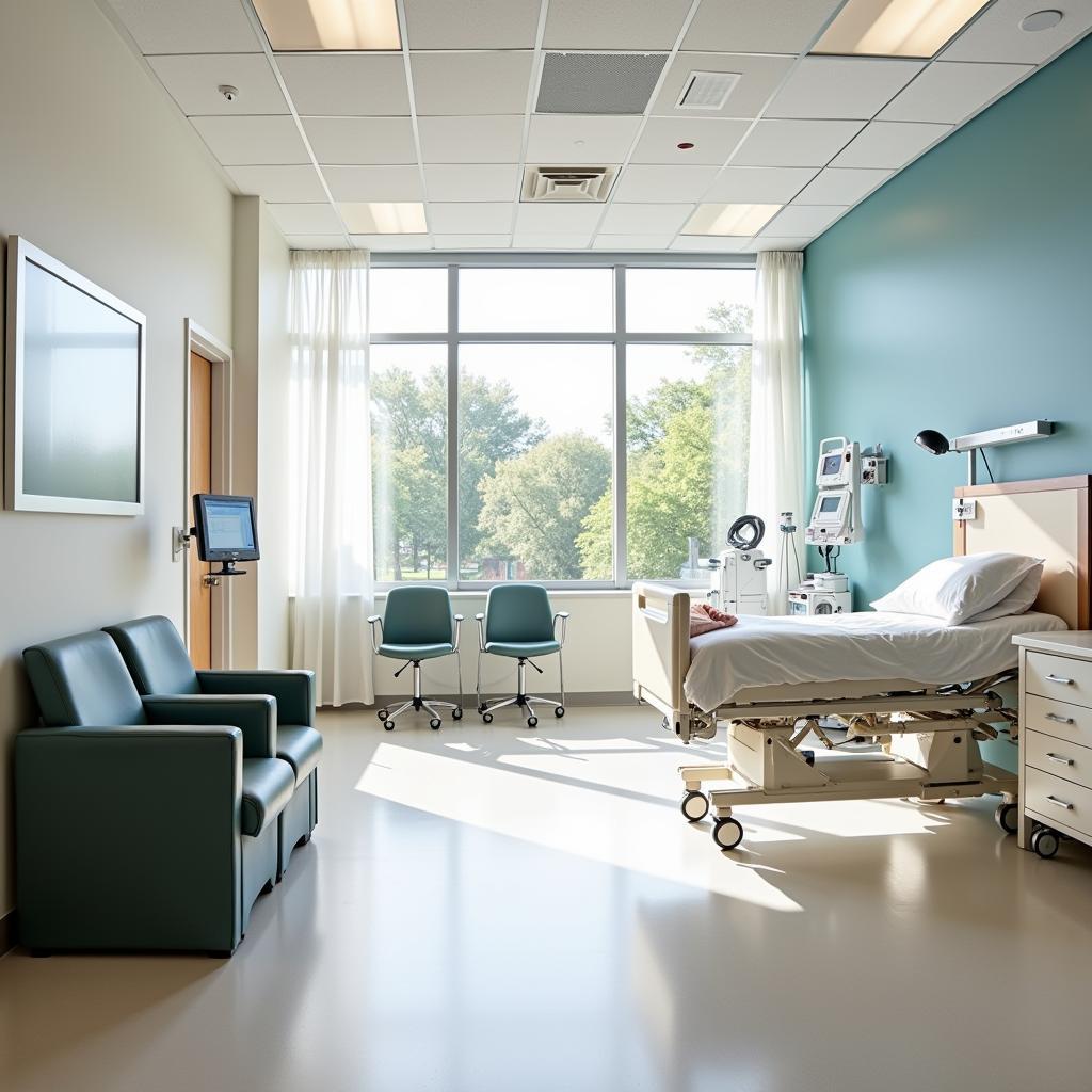 Bright and Welcoming Patient Room