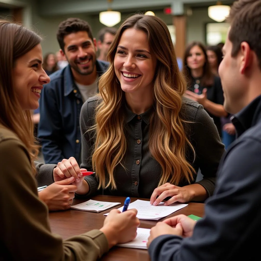 Brooke Anne Smith at a fan event