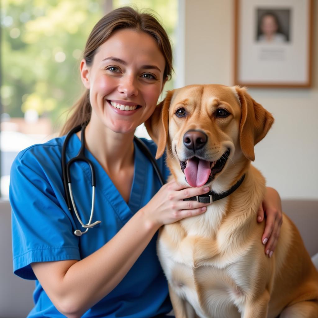 Brunswick Forest Animal Hospital Happy Pet and Owner