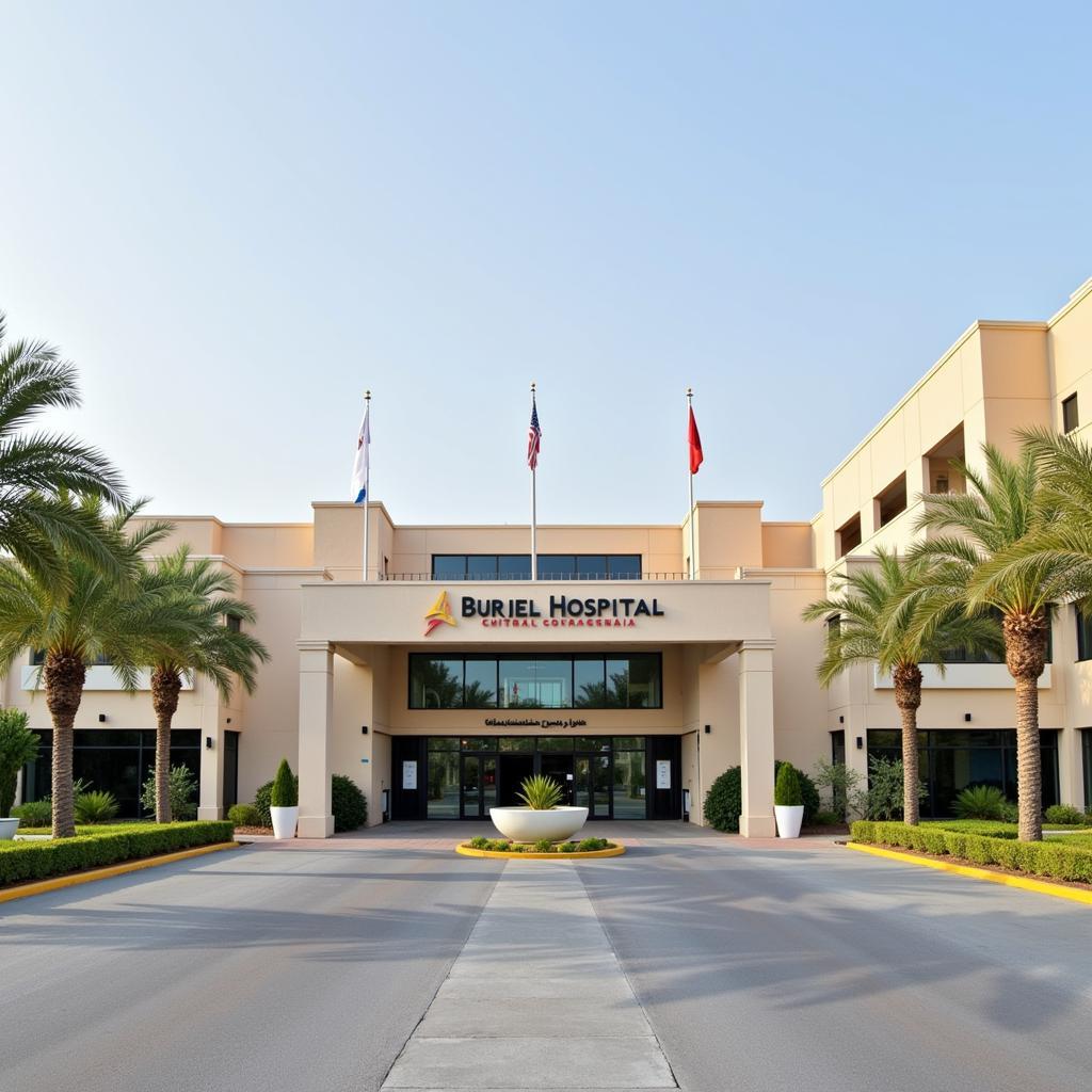 Patients arriving at Burjeel Hospital Abu Dhabi