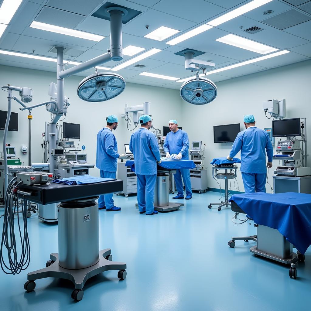 State-of-the-art operating room at Calvary Mater Hospital