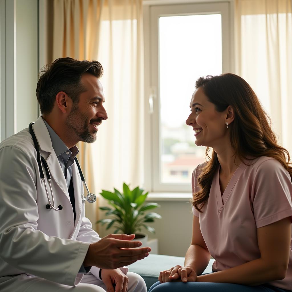 Patient Consultation at Cancun Hospital