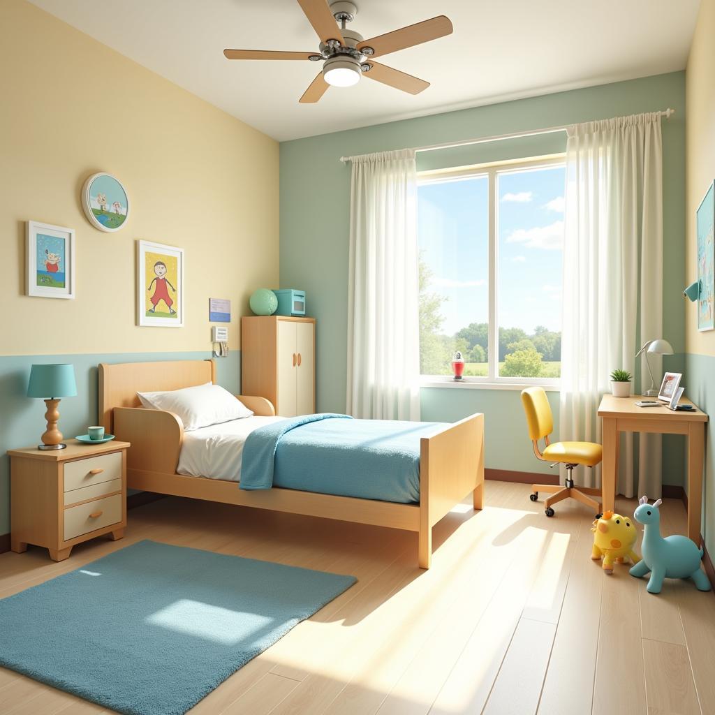 Comfortable and Child-Friendly Patient Room