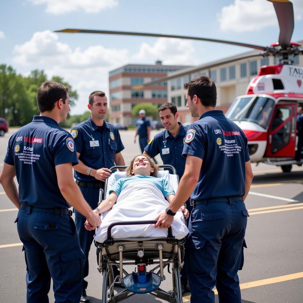 Carroll County Heliport Medical Team 