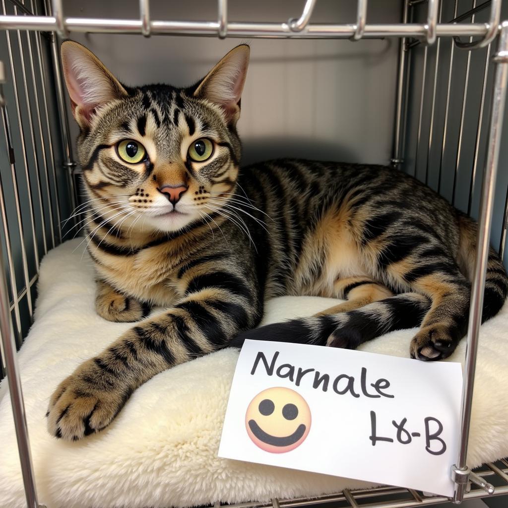 Cat Receiving Care at Littleton NH Animal Hospital