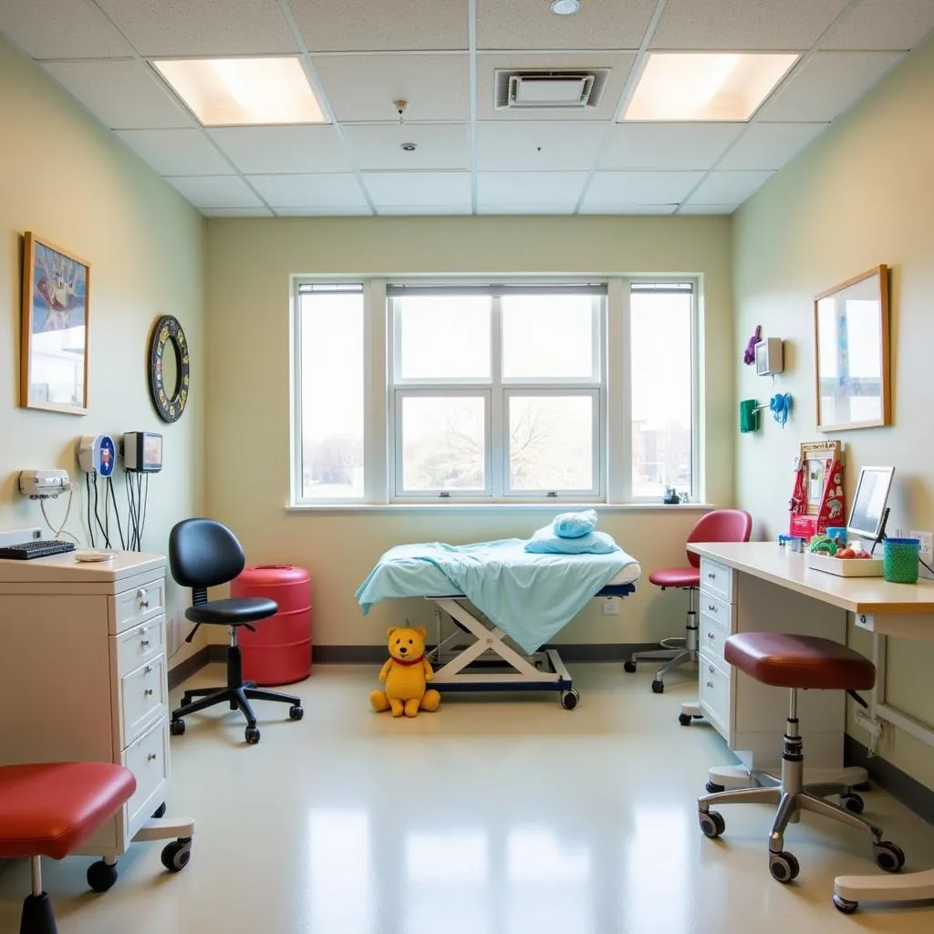 Children's Hospital of Michigan Specialty Center exam room