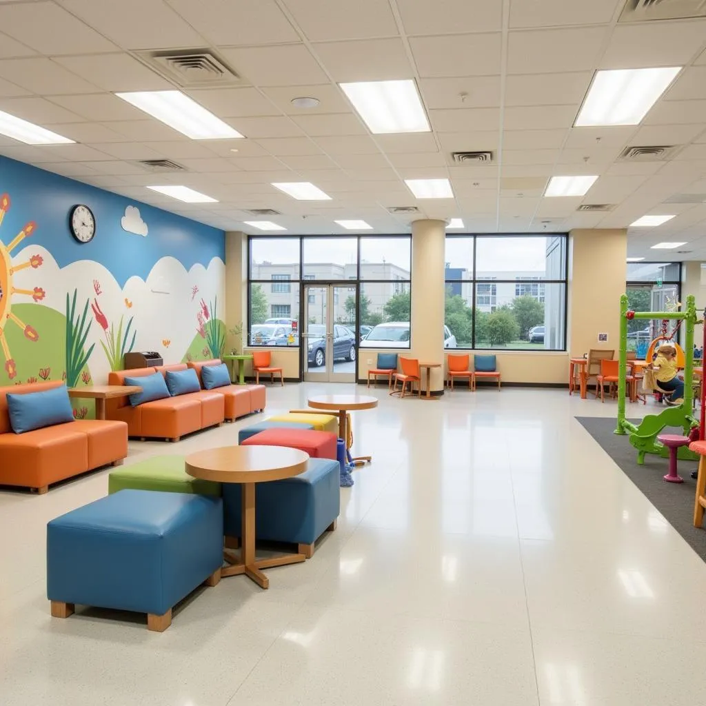 Children's Hospital of Michigan Specialty Center waiting area