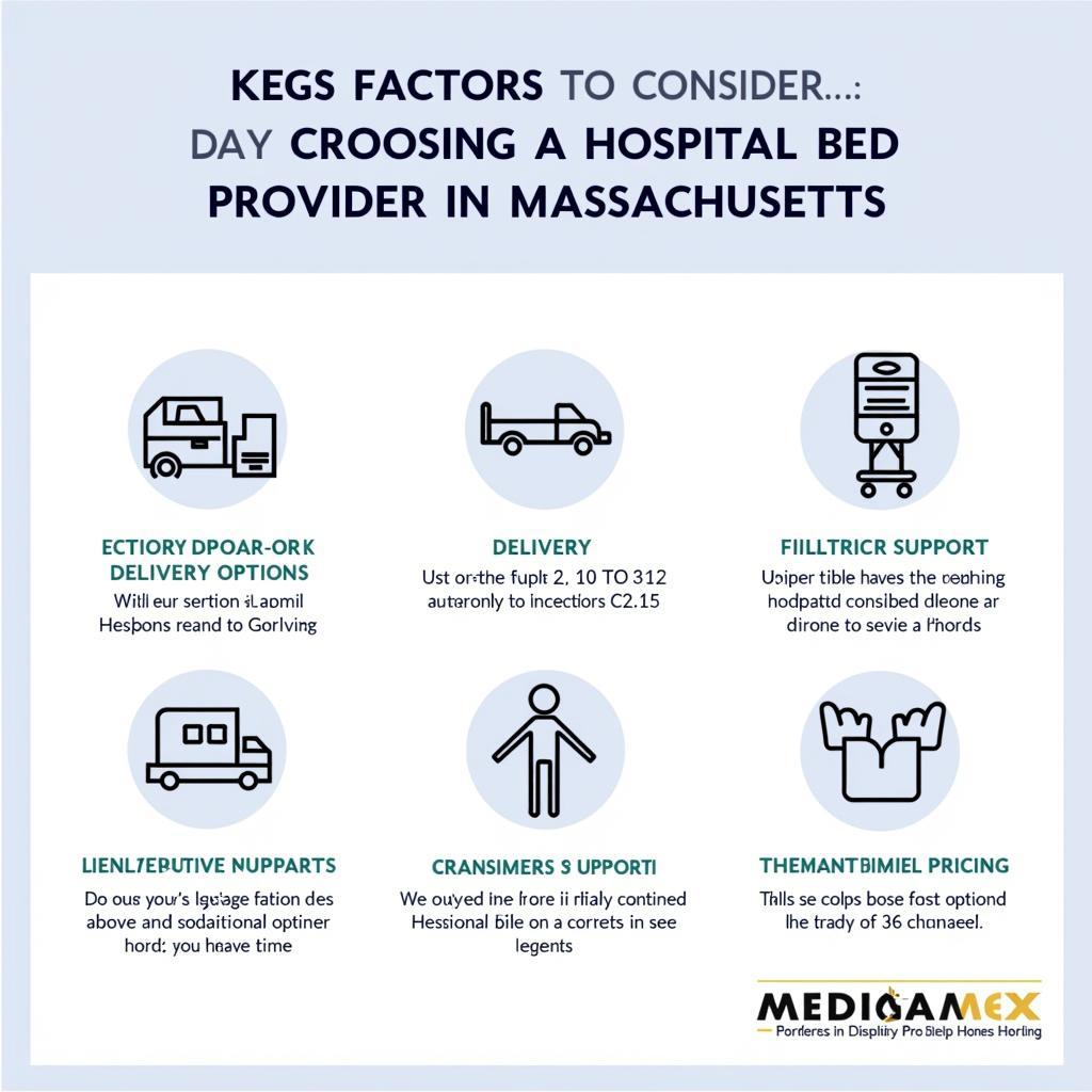 Factors to consider when selecting a hospital bed rental provider in MA