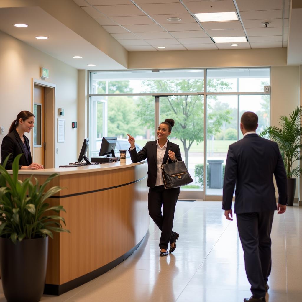 Friendly Staff at Christ Hospital Information Desk