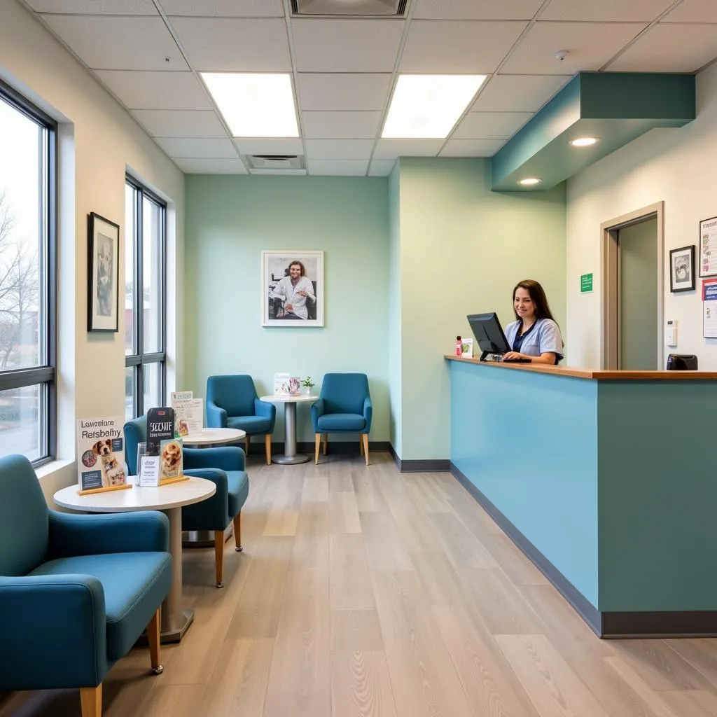  Clean and Modern Vet Hospital Reception Area 