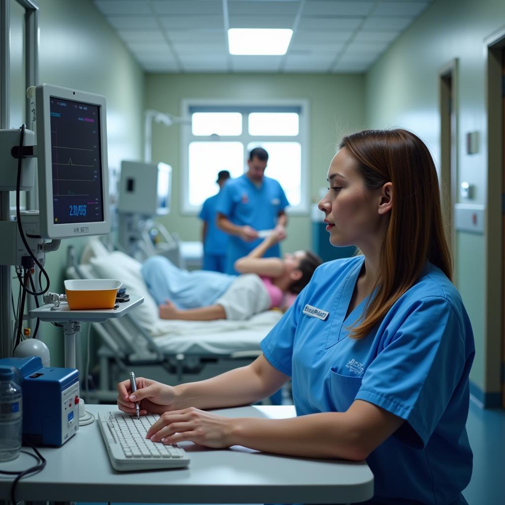 CNA Taking Patient Vital Signs