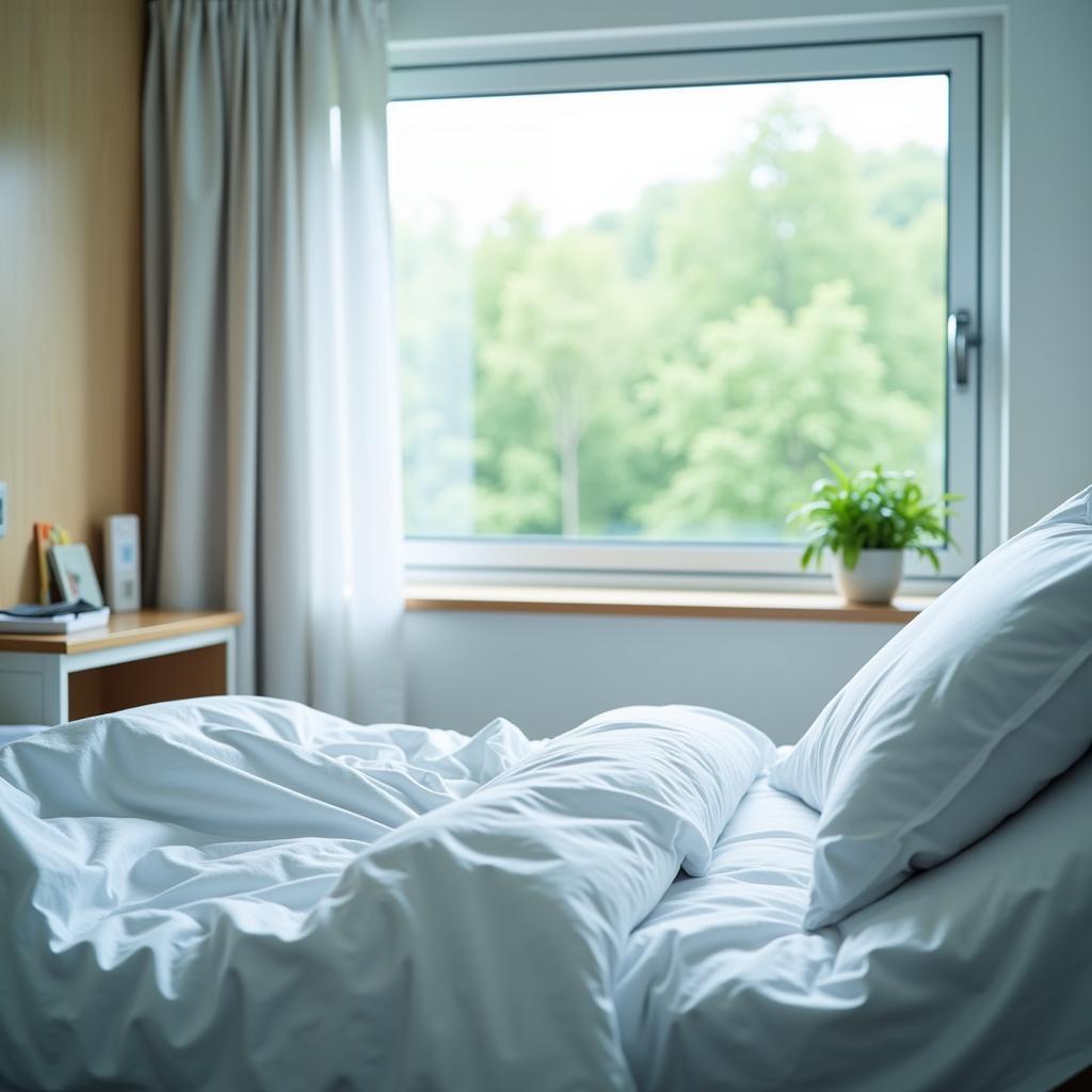 Comfortable and Welcoming Patient Room