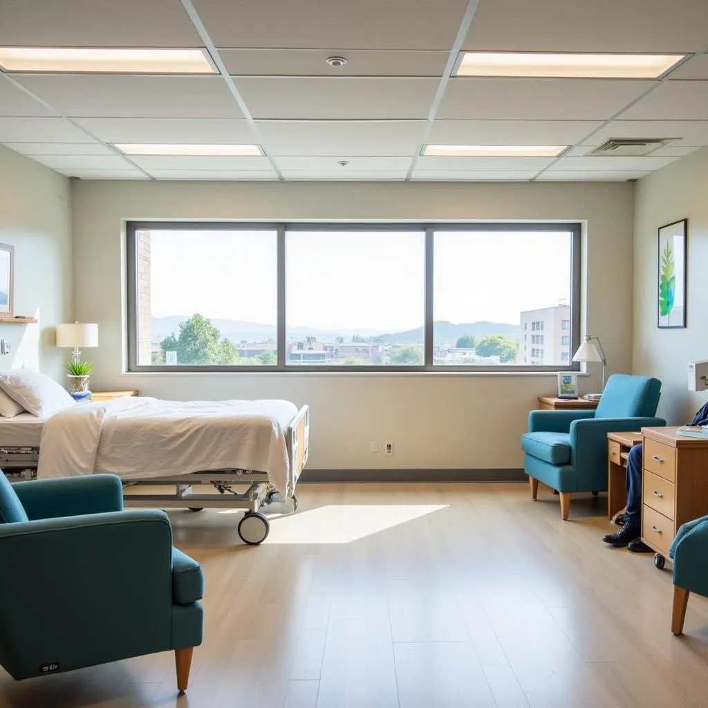 Comfortable Patient Room at San Jose Hospital