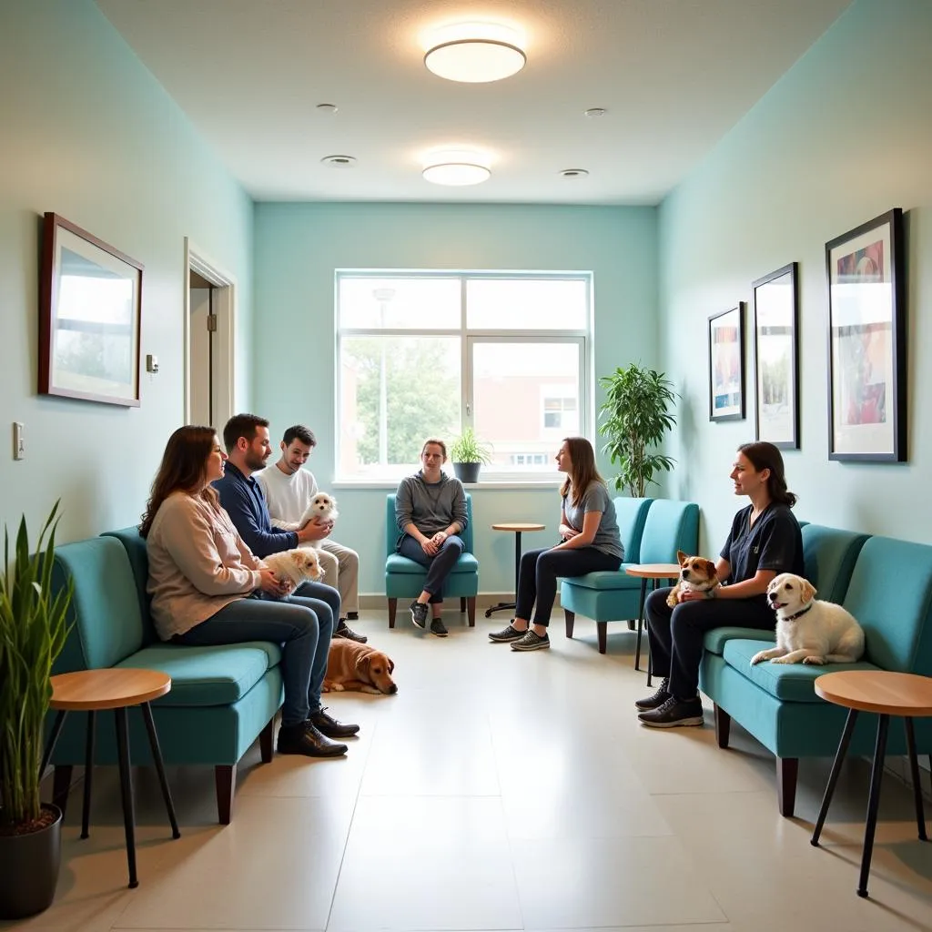 Comfortable Veterinary Waiting Area