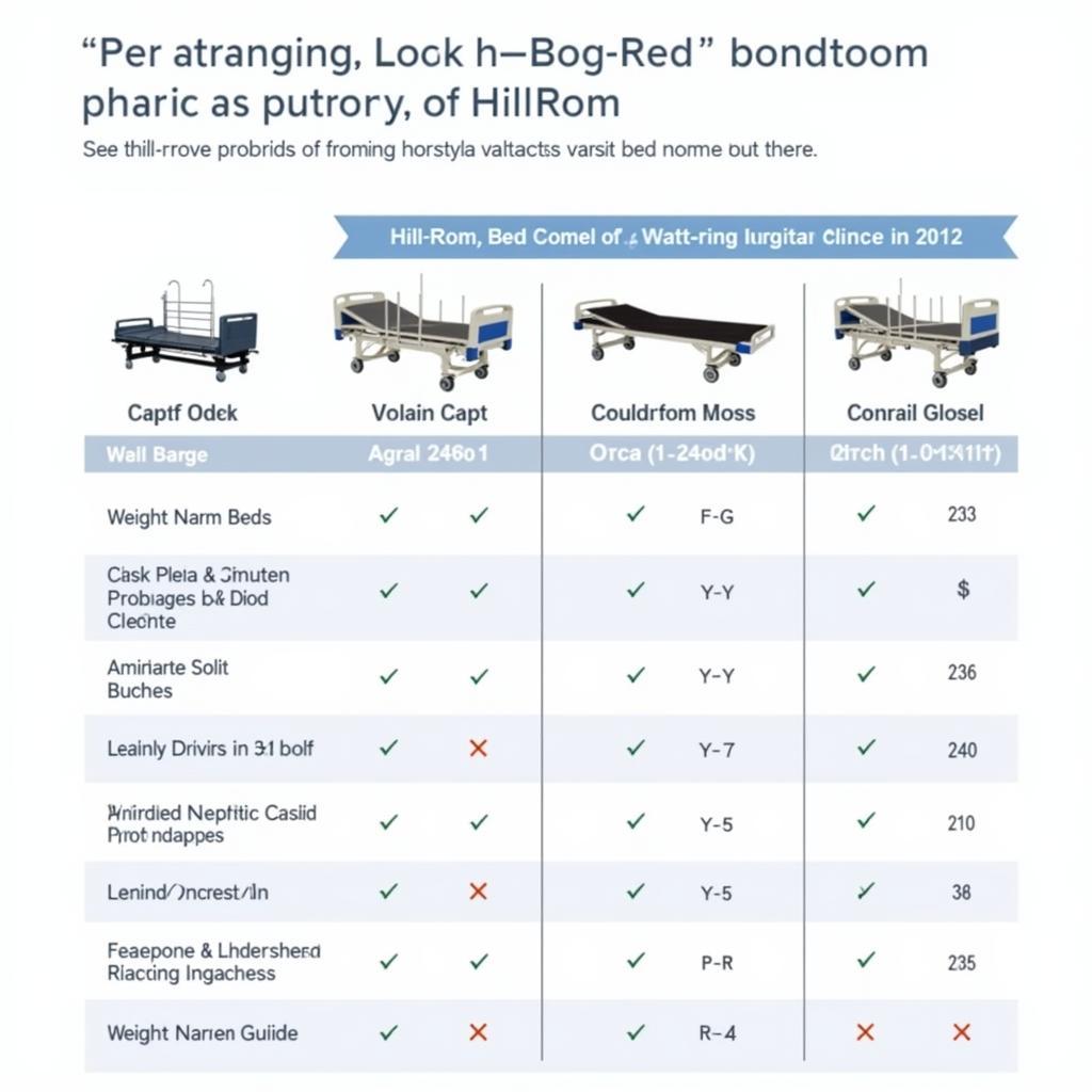 Comparing Hill-Rom Hospital Bed Models