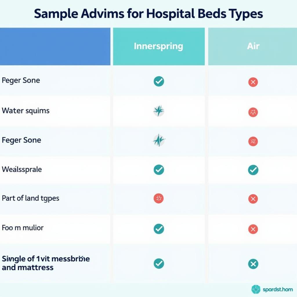 Comparing Prices of Different Hospital Bed Mattresses