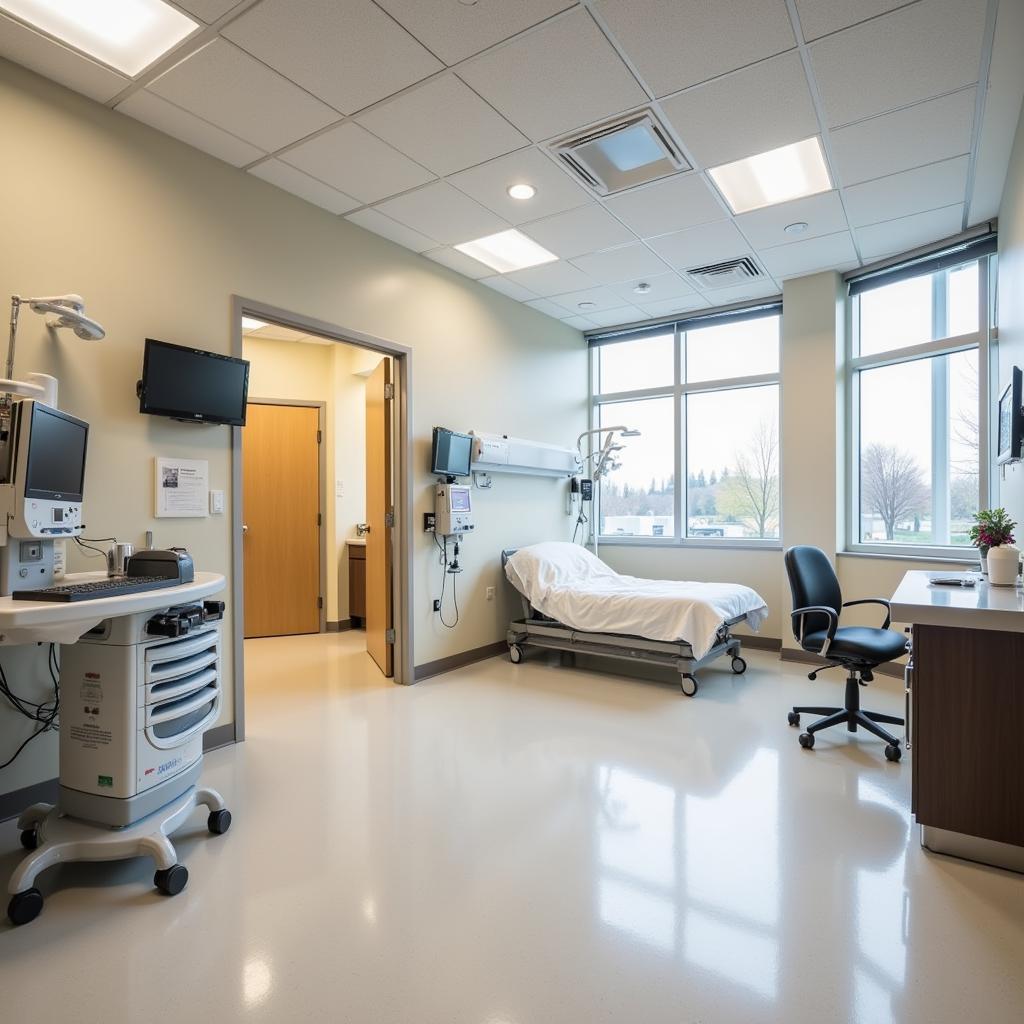 Modern wing interior of Cripple Creek Hospital