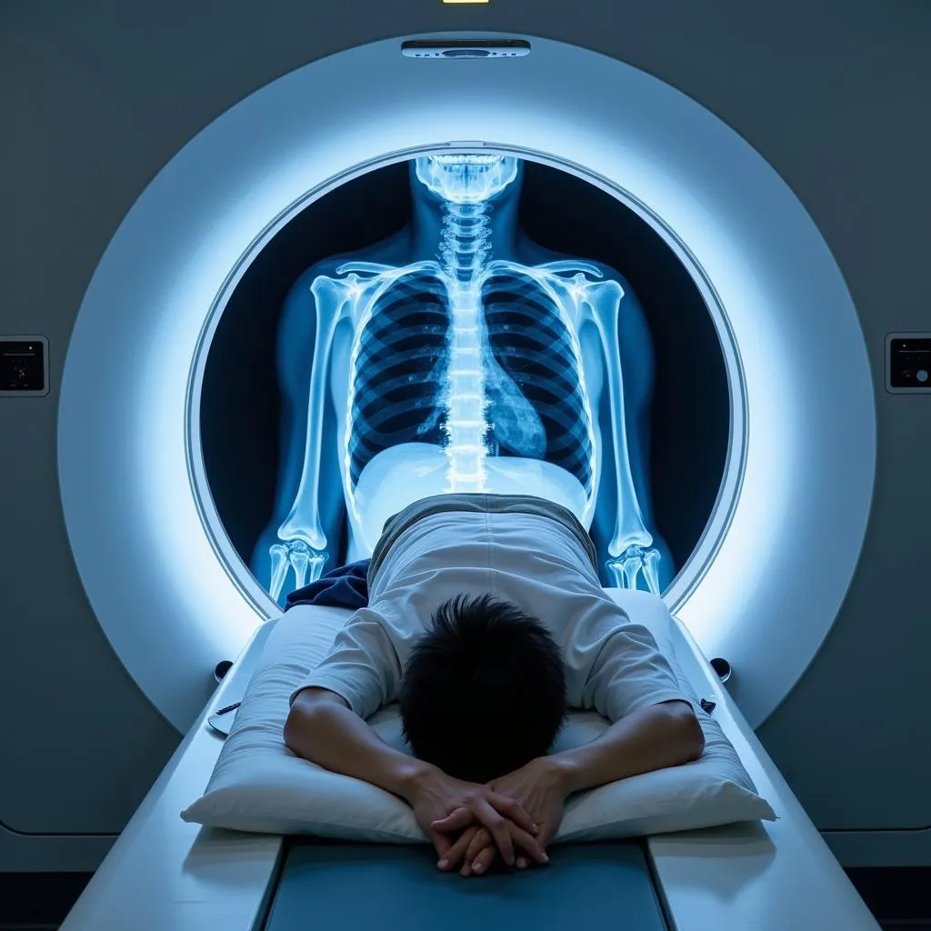 CT scanner generating detailed cross-sectional body images