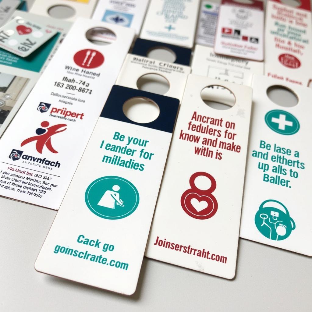 Custom Printed Hospital Door Hangers