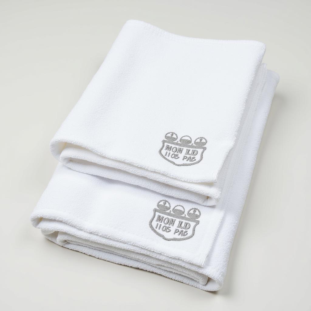 Customized hospital linen with embroidered logo