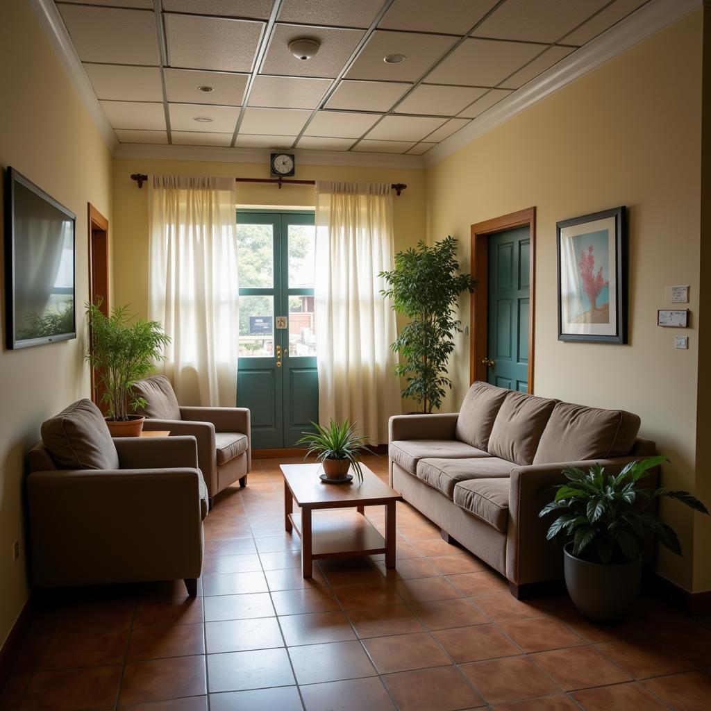 Welcoming Waiting Area of a Dakar Clinic