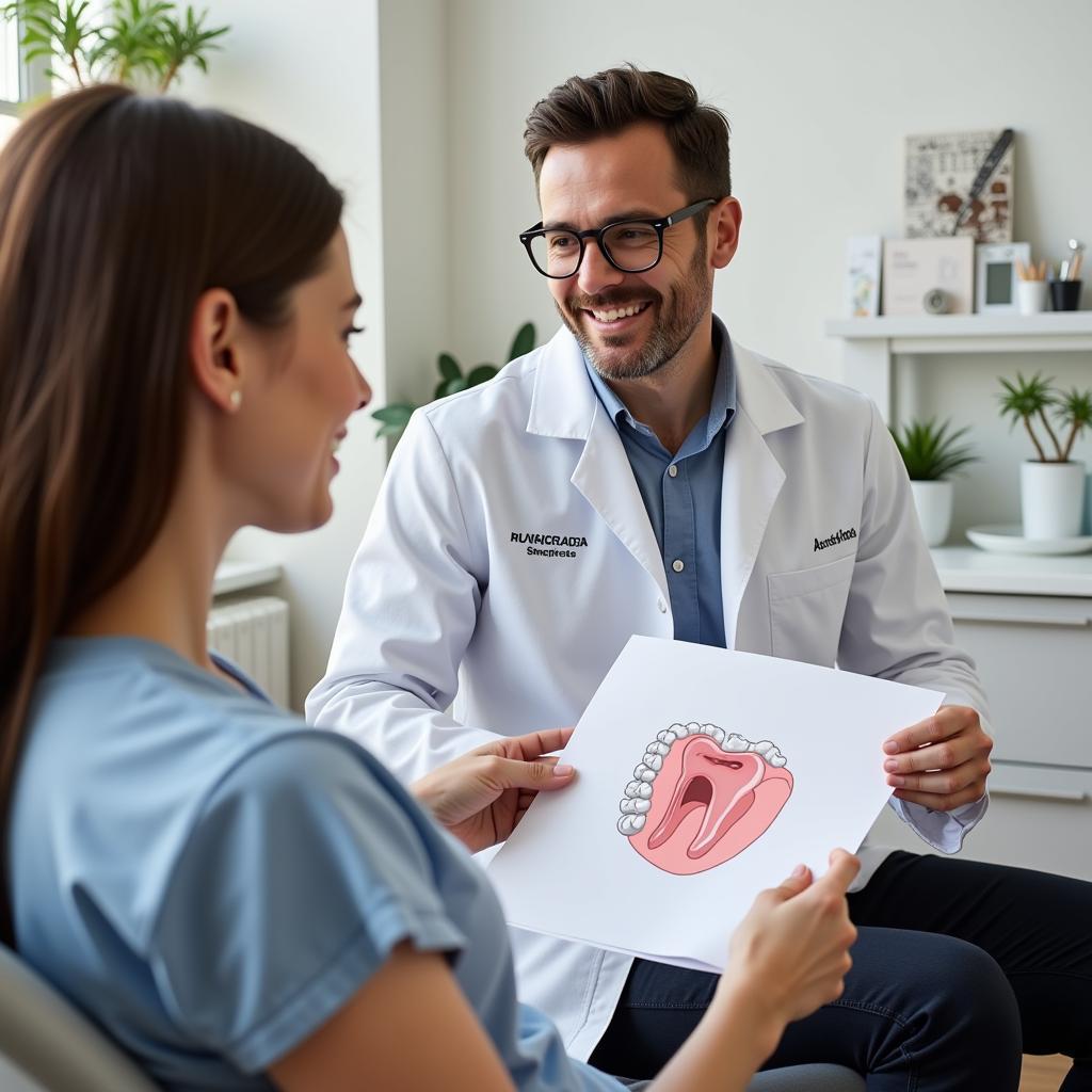 Dentist Consulting Patient