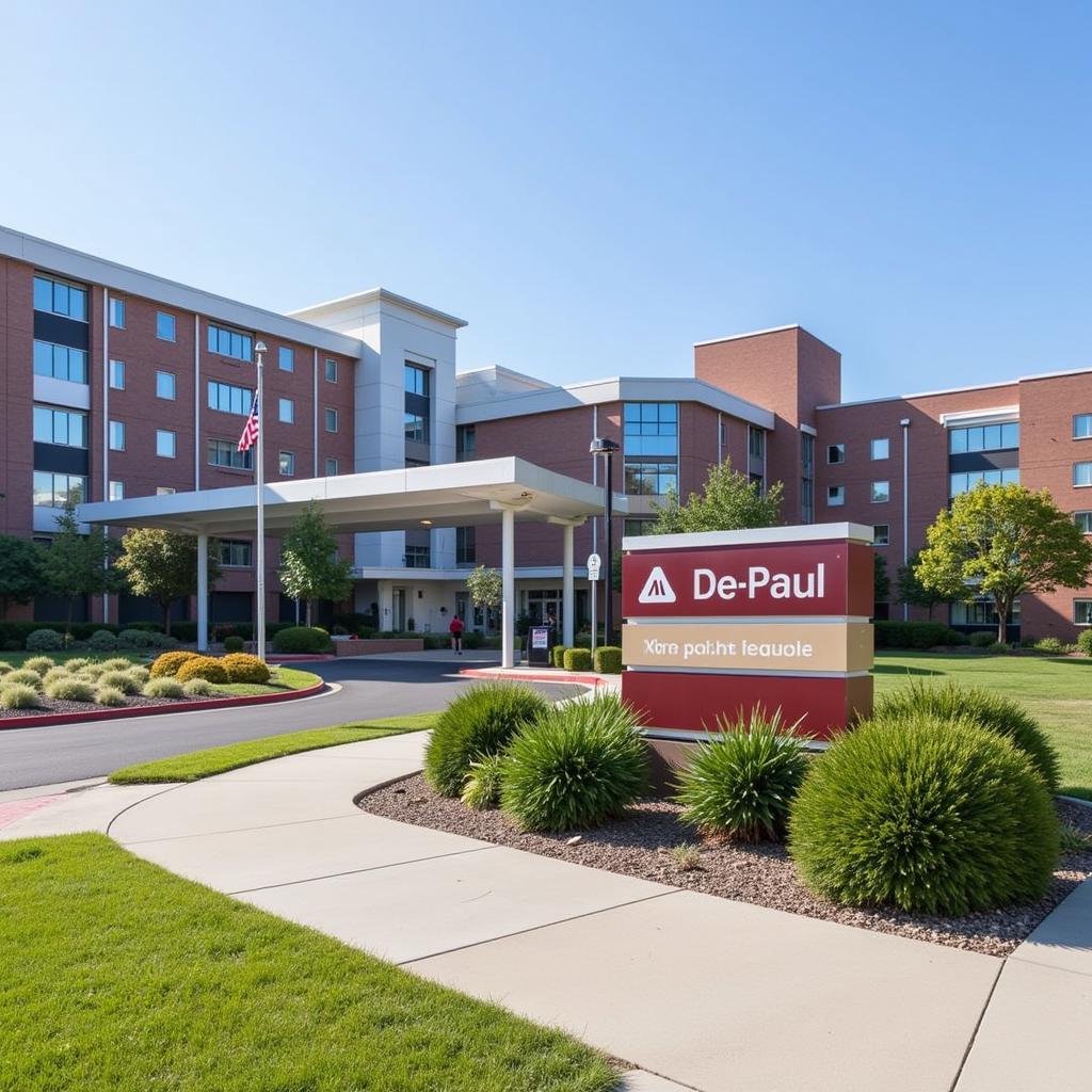 Modern exterior of DePaul Hospital St. Louis 