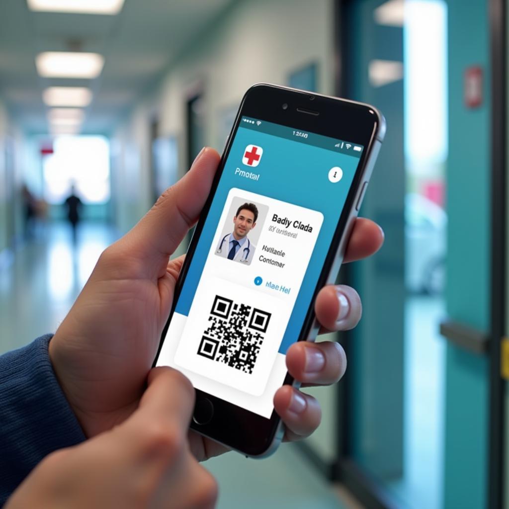 Digital Hospital ID Card on Smartphone