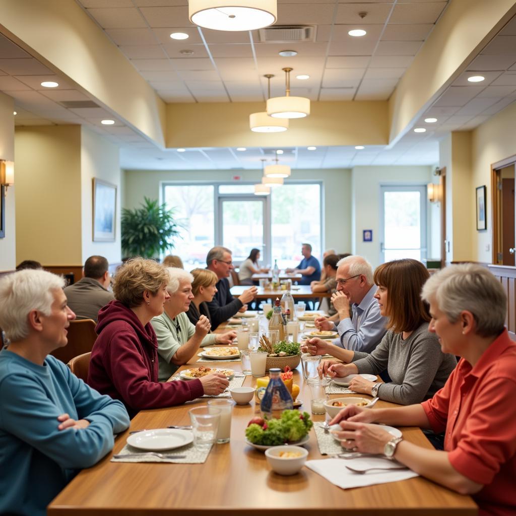 Convalescent Hospital Dining Area