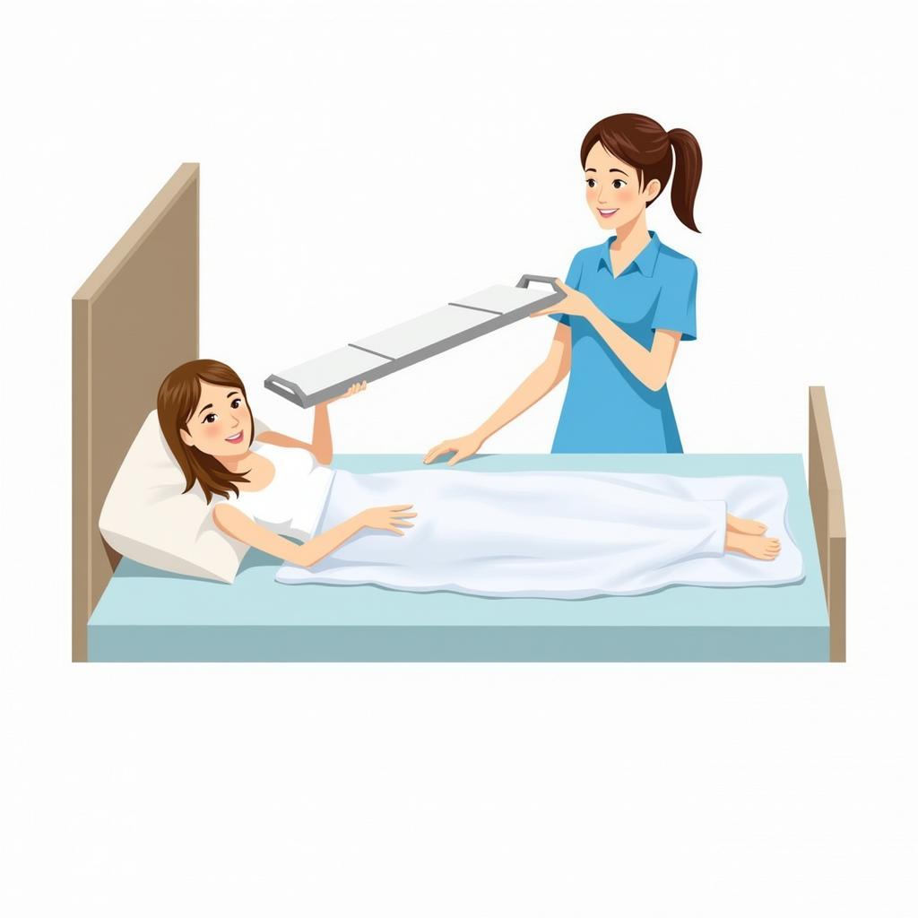 Disposable Draw Sheet Assisting Patient Transfer