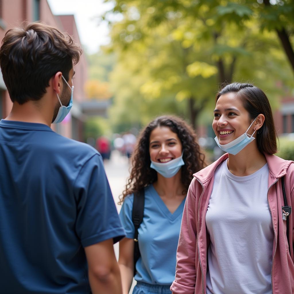 A diverse group of WakeMed volunteers of different ages and backgrounds